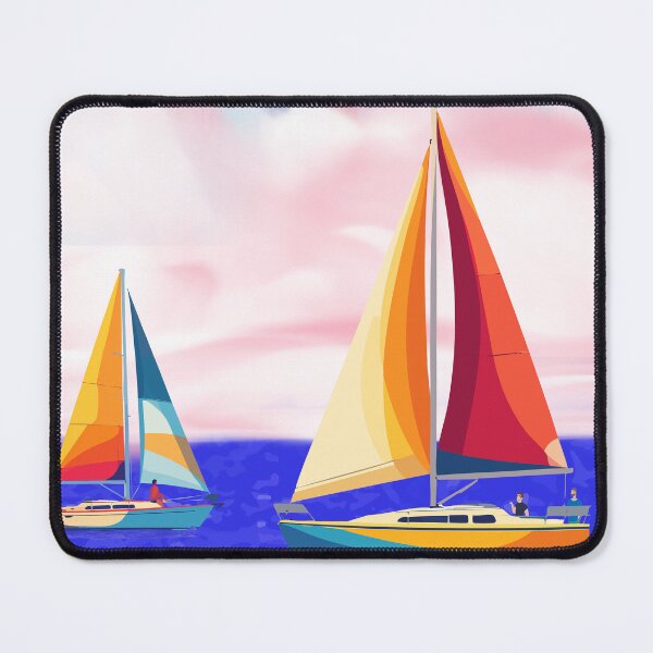 Item preview, Vibrant Sailboats on the San Francisco Bay with Golden Gate Bridge designed and sold by DeeLulu.