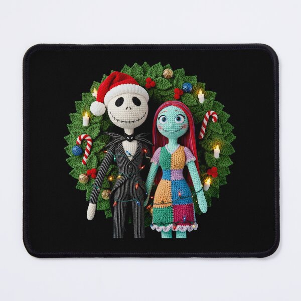 Item preview, Jack and Sally Amigurumi: Nightmare Before Christmas in Festive Crochet Style designed and sold by Polarisofficial.