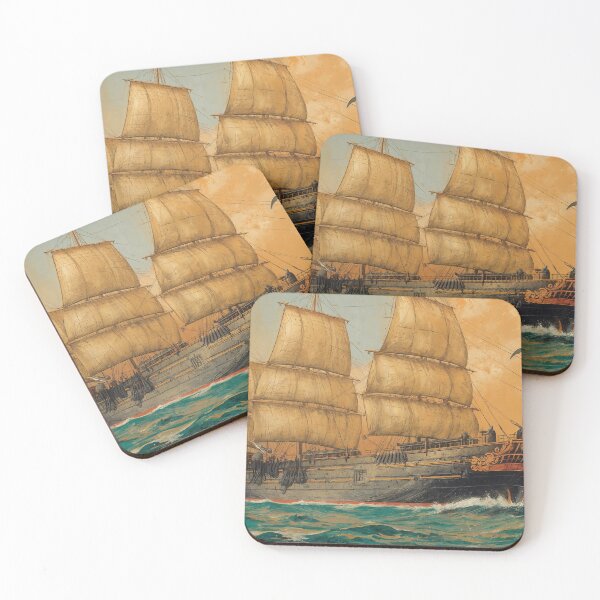 Item preview, Golden Age Sailing Ship at Sea designed and sold by NIVEX.