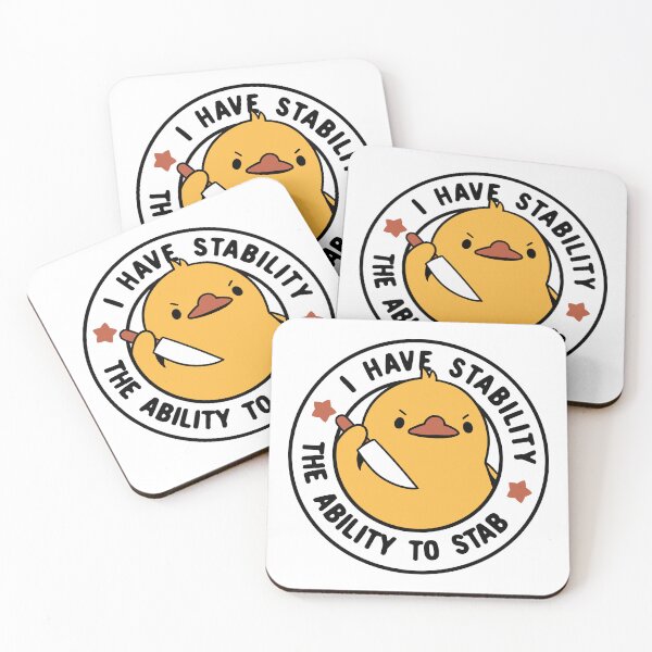 Item preview, I Have Stability The Ability To Stab Funny Duck by Tobe Fonseca designed and sold by Tobe Fonseca®.