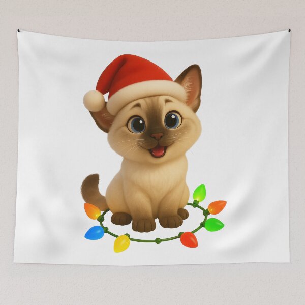 Item preview, Christmas Himalayan Cat designed and sold by Sillytoe.