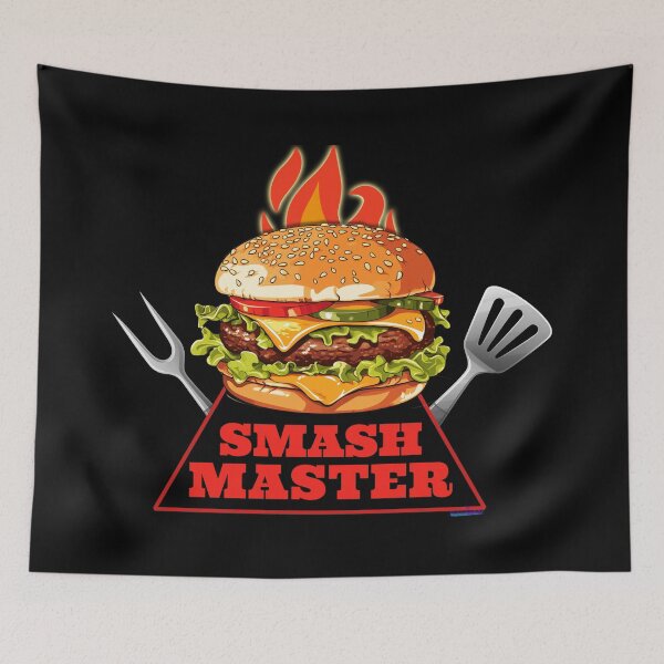 Item preview, Smash Master - Smash Burger - BBQ Lover - Graphic designed and sold by Made by Tamar.