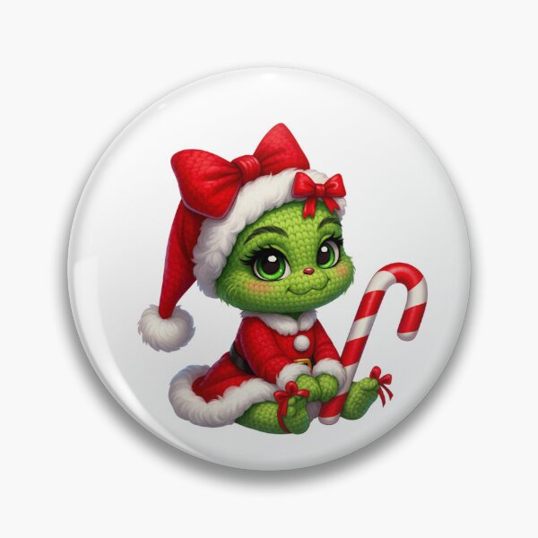 Item preview, Crocheted Baby Grinch Girl: Mrs. Claus Dress and Giant Bow designed and sold by Polarisofficial.