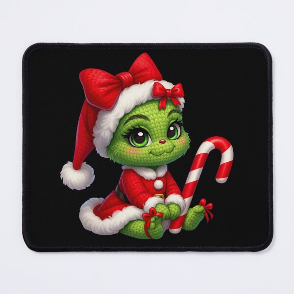 Item preview, Crocheted Baby Grinch Girl: Mrs. Claus Dress and Giant Bow designed and sold by Polarisofficial.