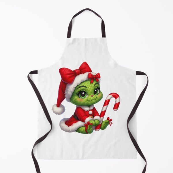 Item preview, Crocheted Baby Grinch Girl: Mrs. Claus Dress and Giant Bow designed and sold by Polarisofficial.
