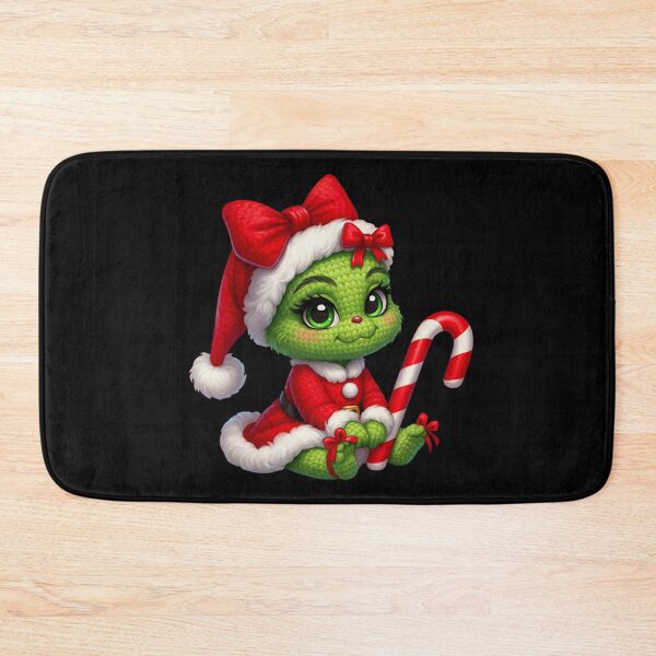 Item preview, Crocheted Baby Grinch Girl: Mrs. Claus Dress and Giant Bow designed and sold by Polarisofficial.