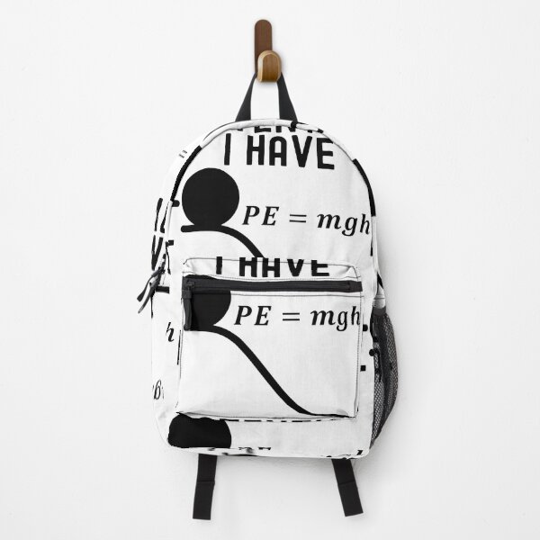 Item preview, Funny Nerdy I Have Potential Physics Science Teacher Black Text designed and sold by MathWare MathClips.
