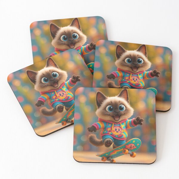 Item preview, Skater Himalayan Cat designed and sold by Sillytoe.