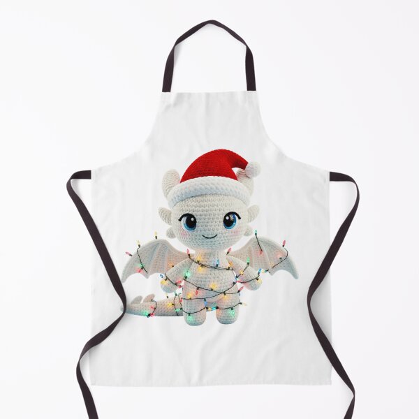 Item preview, Light Fury Crochet: Baby Christmas Dragon Wrapped in Lights designed and sold by Polarisofficial.