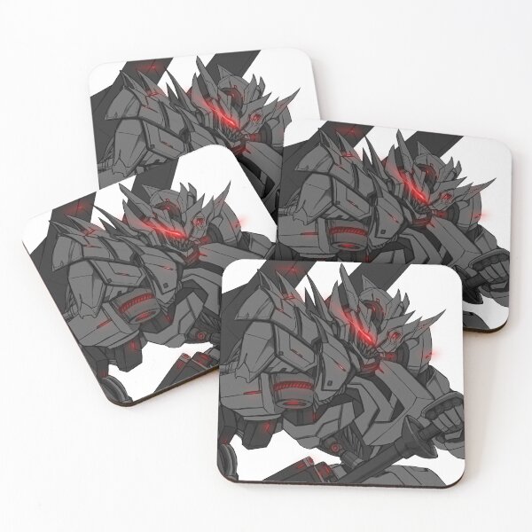 Item preview, VIDAR Gundam HD flat black white colour drawing artwork designed and sold by sabartgunpla.