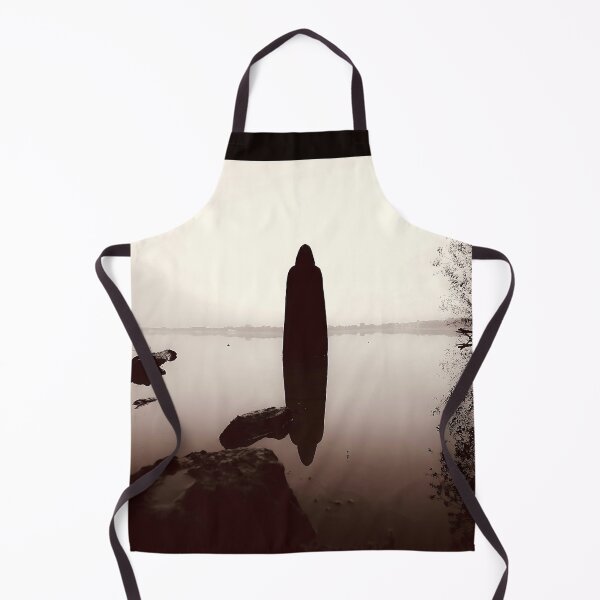 Item preview, The Silent Guardian – Dark Figure in the Water (Lost Place Art) designed and sold by StillnessInDecay.