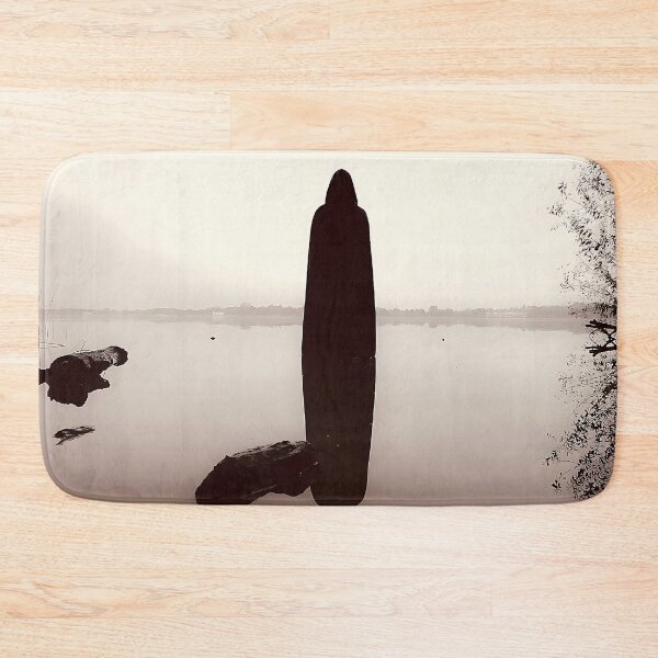 Item preview, The Silent Guardian – Dark Figure in the Water (Lost Place Art) designed and sold by StillnessInDecay.