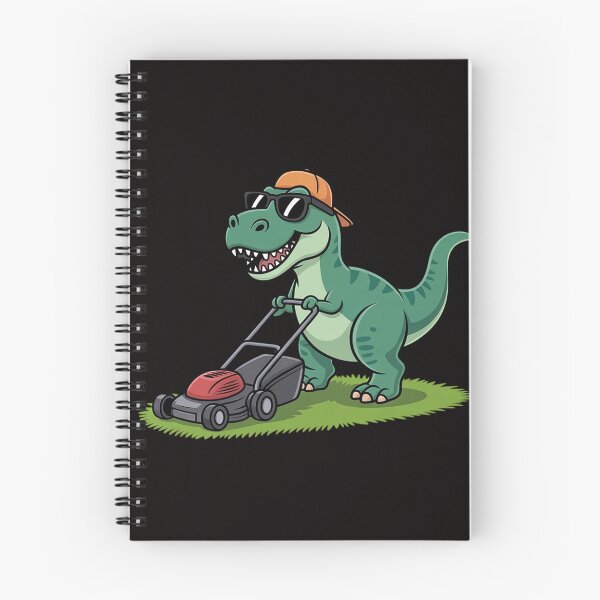Item preview, Lawn Mower Dinosaur Lawn Mowing Gardening Kids designed and sold by AnimeManga2D.