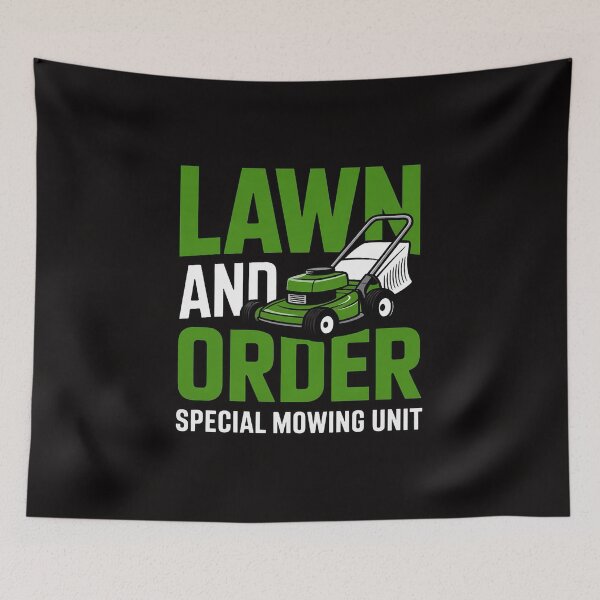 Item preview, Lawn And Order Special Mowing Unit - Lawn Mower Gardener designed and sold by AnimeManga2D.