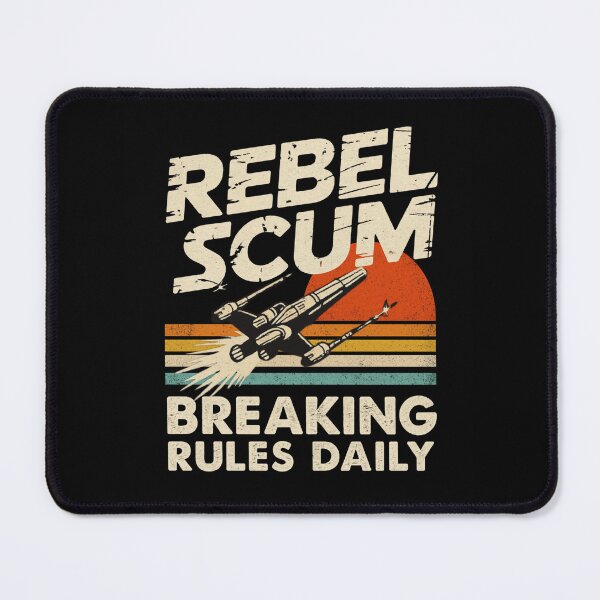 Item preview, Rebel Scum – Breaking Rules Daily | Funny  Retro Sci-Fi Starfighter Vintage designed and sold by Cree8if.