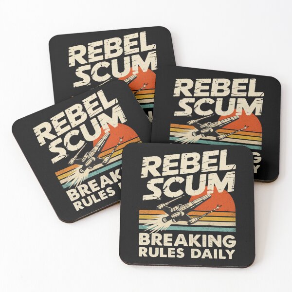 Item preview, Rebel Scum – Breaking Rules Daily | Funny  Retro Sci-Fi Starfighter Vintage designed and sold by Cree8if.