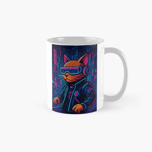 Item preview, Neon Cat VR Cyberpunk designed and sold by Krfto.