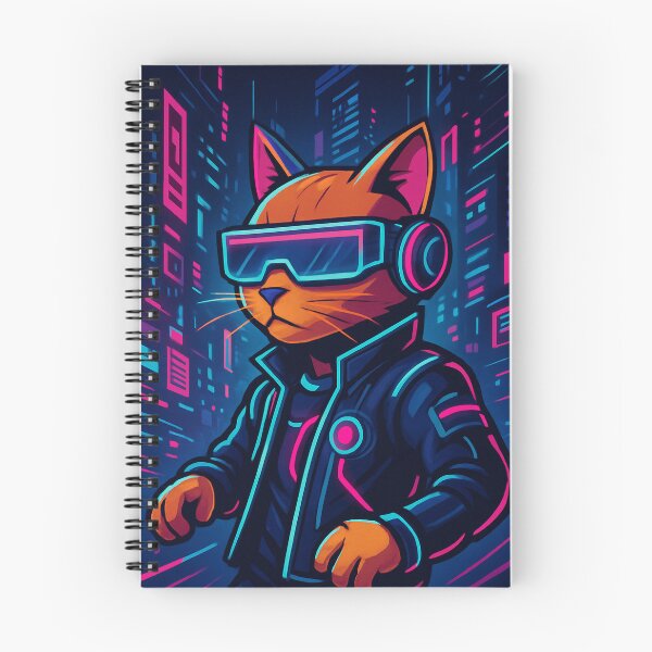 Item preview, Neon Cat VR Cyberpunk designed and sold by Krfto.