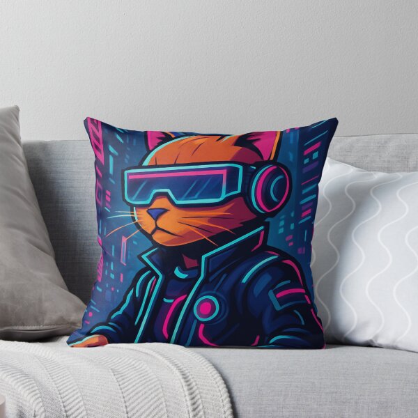Item preview, Neon Cat VR Cyberpunk designed and sold by Krfto.