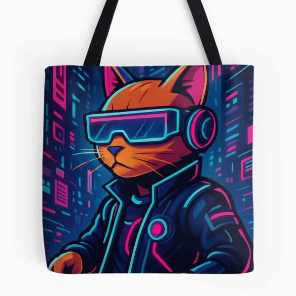 Item preview, Neon Cat VR Cyberpunk designed and sold by Krfto.
