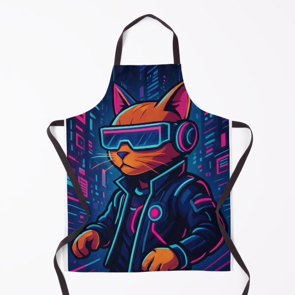 Item preview, Neon Cat VR Cyberpunk designed and sold by Krfto.
