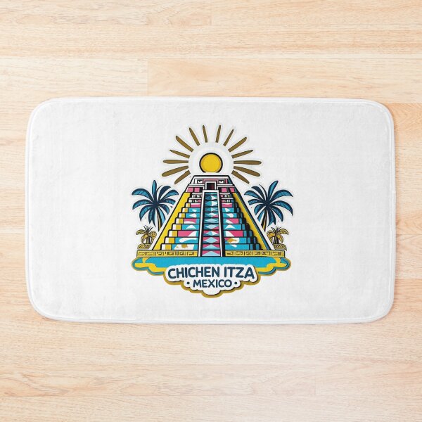 Item preview, Chichén Itzá Mexico | El Castillo Pyramid Illustration designed and sold by KiValuate.