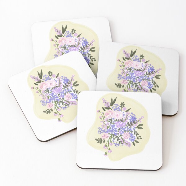 Item preview, A cluster of flower purple and pink pastel designed and sold by tenkenryujin.
