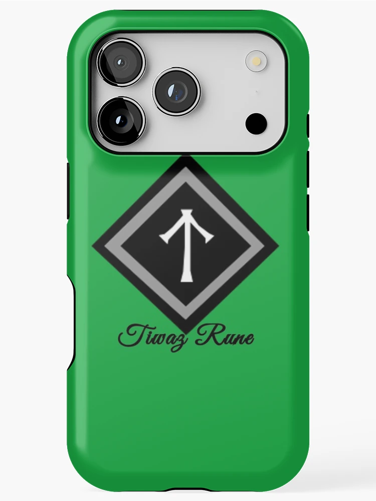 Thumbnail 1 of 4, iPhone Case, Tiwaz Rune designed and sold by WindsofJupiter.