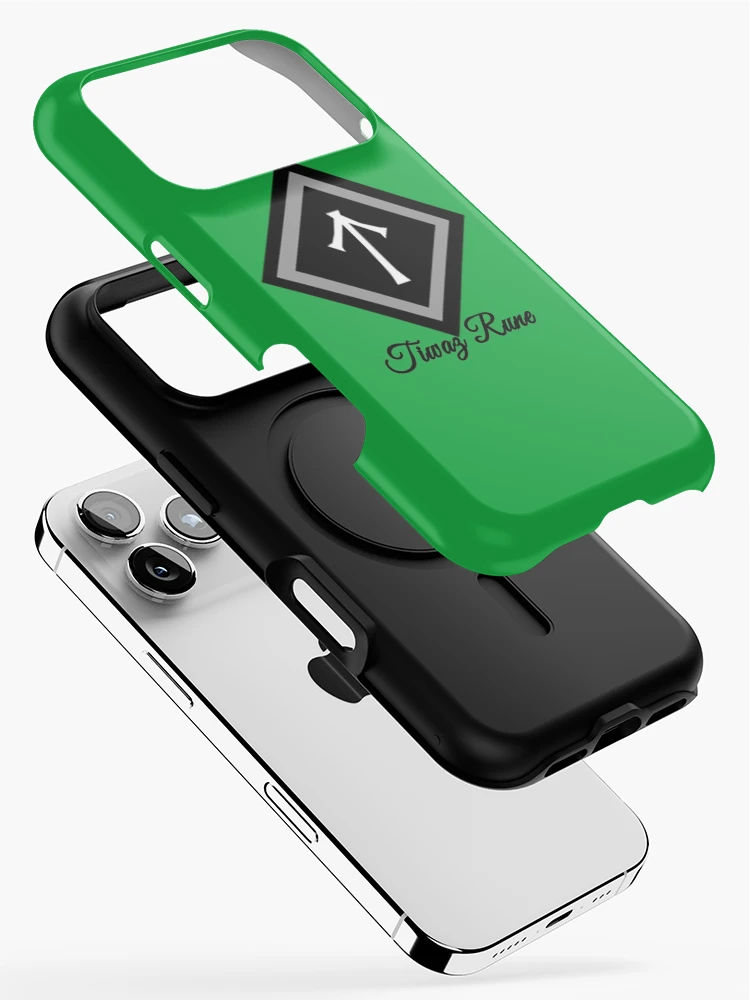 Thumbnail 2 of 4, iPhone Case, Tiwaz Rune designed and sold by WindsofJupiter.