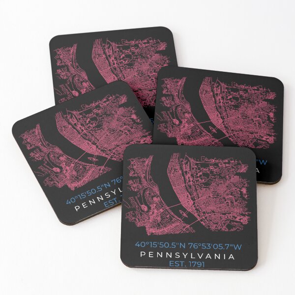 Item preview, Harrisburg, Pennsylvania | Map of My Heart designed and sold by Maps and More.