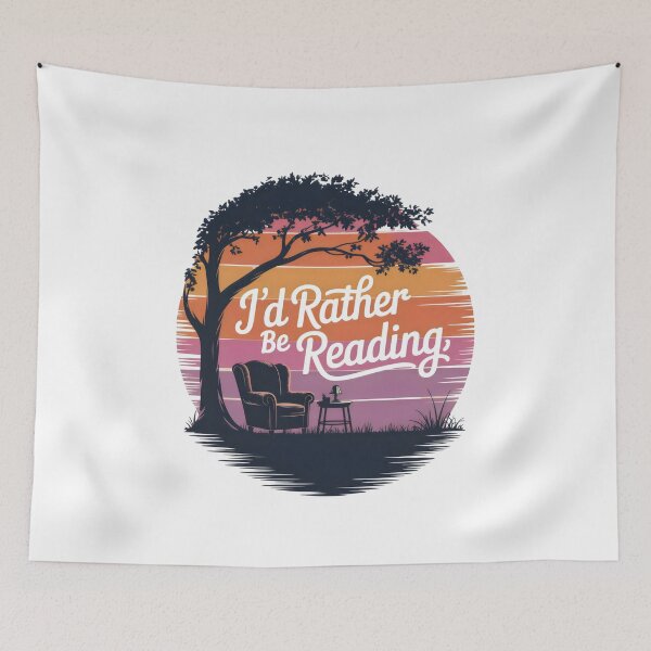 Item preview, i'd rather be reading  designed and sold by belladesign7.