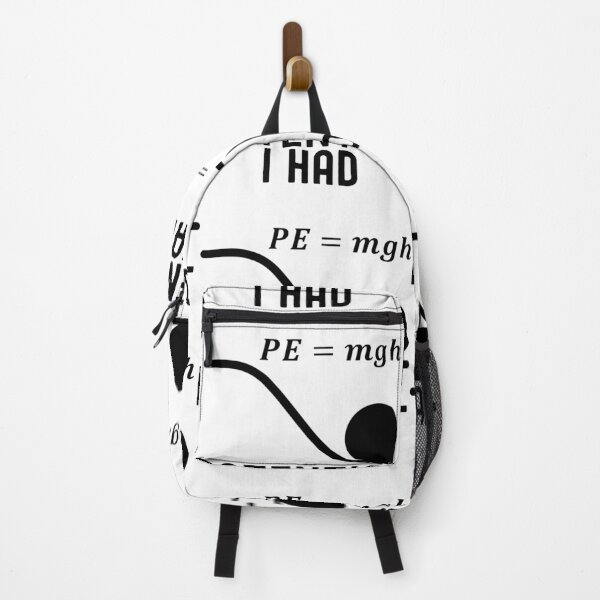 Item preview, Funny Nerdy I Had Potential Physics Science Teacher Black Text designed and sold by MathWare MathClips.