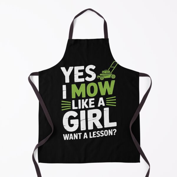 Item preview, I Mow Like A Girl Lawnmower Mower Lawn Mowing Gardener Women designed and sold by duolastgend.