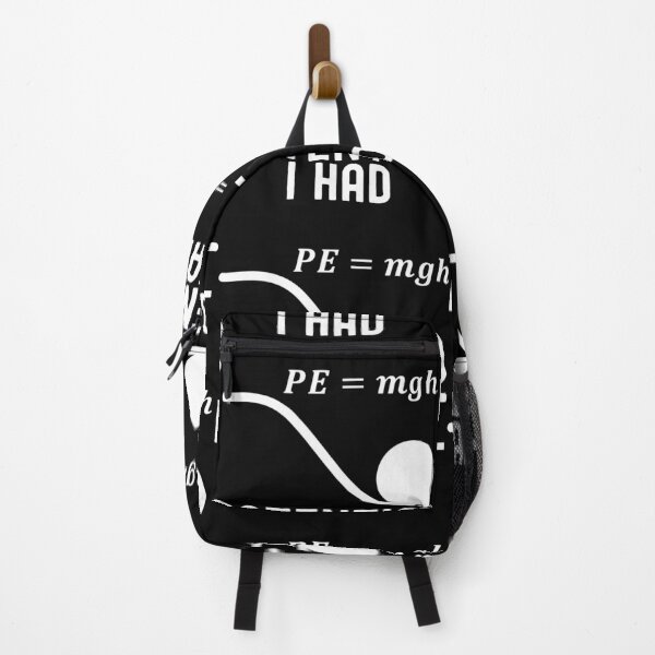 Item preview, Funny Nerdy I Had Potential Physics Science Teacher White Text designed and sold by MathWare MathClips.