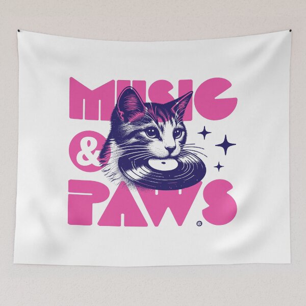 Item preview, Music and paws designed and sold by Yuzik.