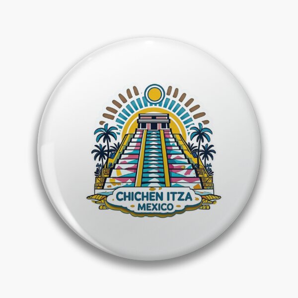Item preview, Chichén Itzá Pyramid | Ancient Maya World Wonder Art designed and sold by KiValuate.