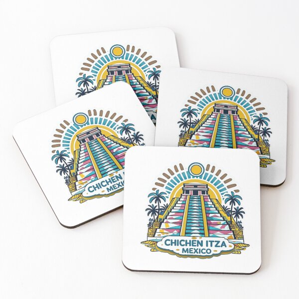 Item preview, Chichén Itzá Pyramid | Ancient Maya World Wonder Art designed and sold by KiValuate.