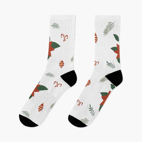 Item preview, Print of a Christmas composition with poinsettia and fir branches. designed and sold by Natalia4321.