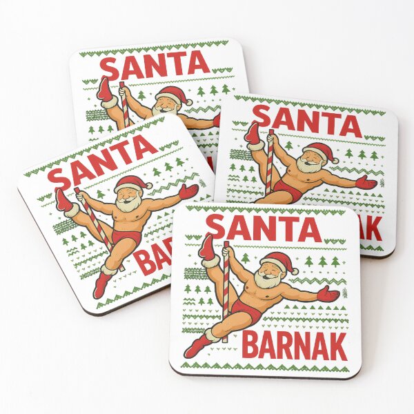 Item preview, Santa Barnak - Pole Dancing Santa Funny Adult Christmas Humor designed and sold by JonathanP514.