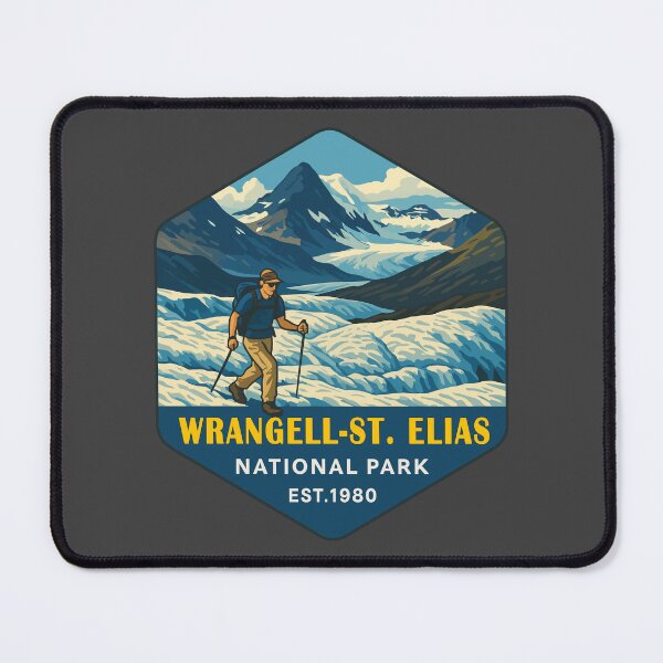Item preview, Wrangell–St. Elias Alaska Mountain Sticker designed and sold by Ismeal Von.