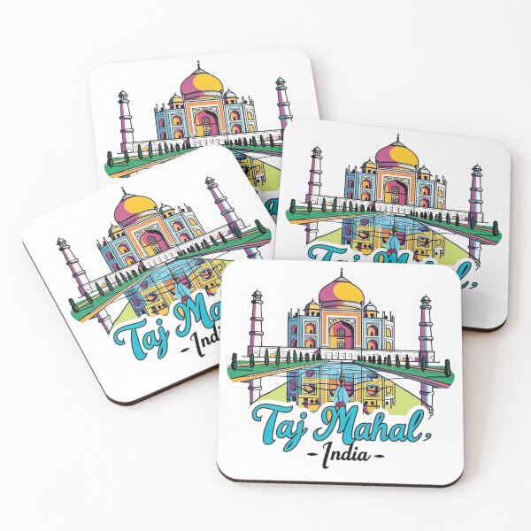 Item preview, Taj Mahal Watercolor Sticker | India Monument Travel Art designed and sold by KiValuate.