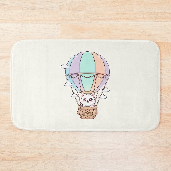 Item preview, Cute Hot Air Balloon Cat designed and sold by HoopeStylee.