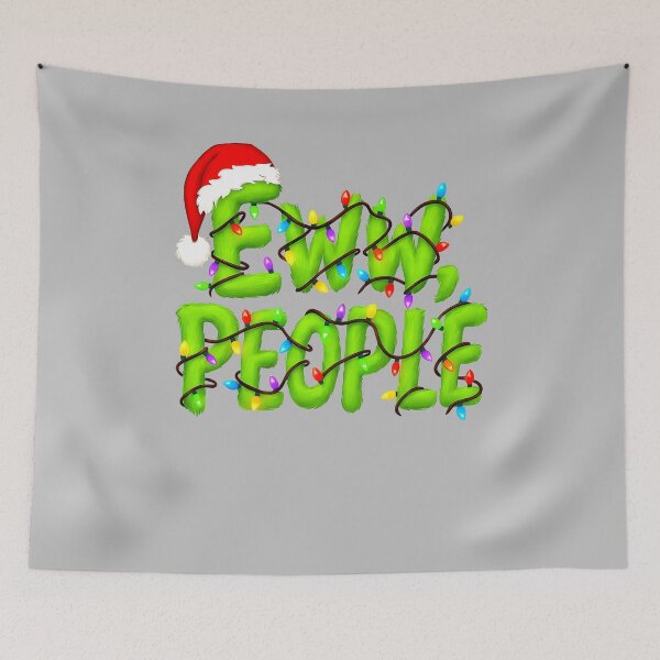 Item preview, Eww, People Santa Hat Green Funny Christmas Mens Womens Kids designed and sold by mjohnson9.
