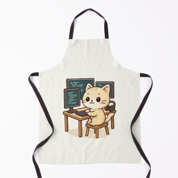 Item preview, Cute Programmer Cat designed and sold by HoopeStylee.