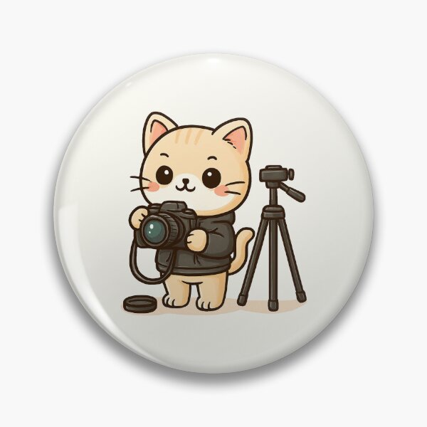 Item preview, Cute Photographer Cat designed and sold by HoopeStylee.