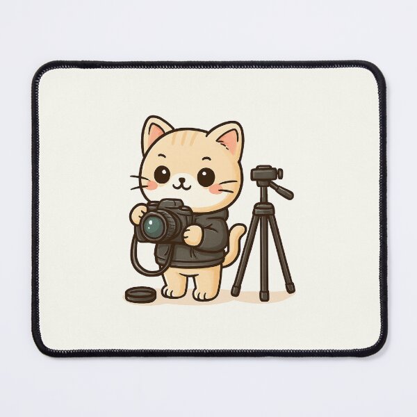 Item preview, Cute Photographer Cat designed and sold by HoopeStylee.