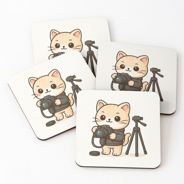 Item preview, Cute Photographer Cat designed and sold by HoopeStylee.