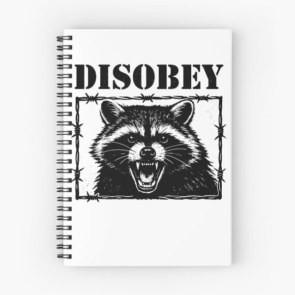Item preview, Disobey Raccoon – Anarchy Trash Panda Rebel - Do Not Comply designed and sold by gunaone-design.