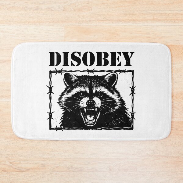 Item preview, Disobey Raccoon – Anarchy Trash Panda Rebel - Do Not Comply designed and sold by gunaone-design.