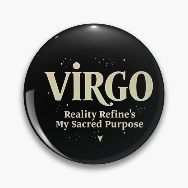 Item preview, Virgo “Reality Refines My Sacred Purpose” — Earth Sign Devotion & Soul-Aligned Precision Design designed and sold by YNTF | Why Not Think Free.